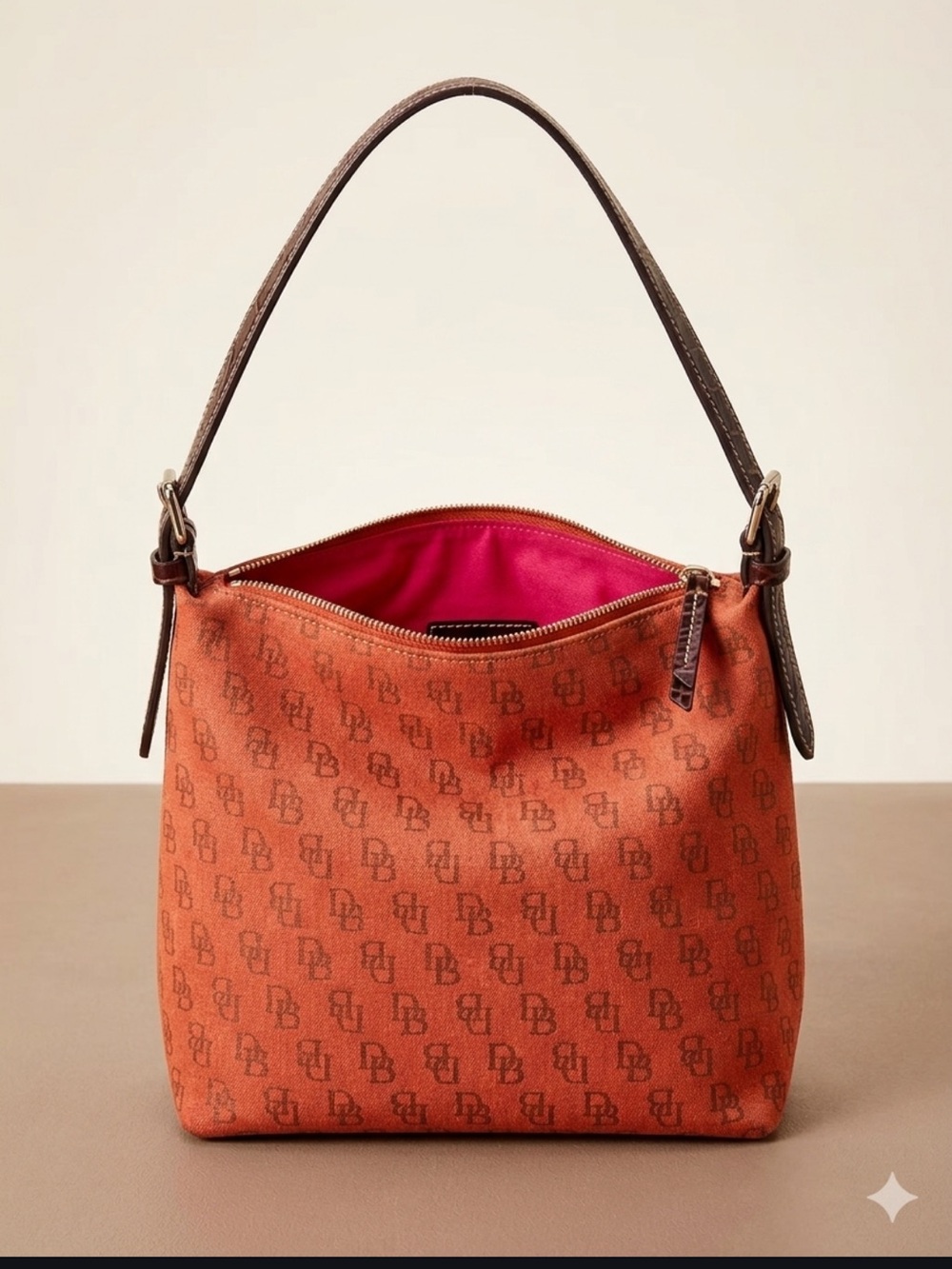 Dooney & Bourke Signature Monogram Shoulder Bag